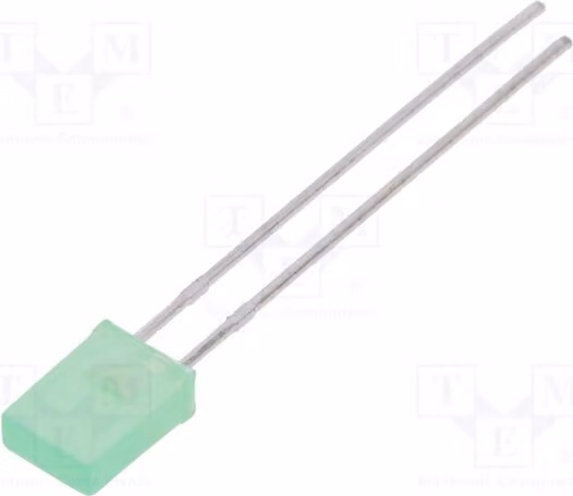 5 LED, 780-1300 mcd, 5x2x7,05 mm, angolazione di 130°, colore verde, corrente di funzionamento 20 mA, modello LL-254PGD1G-G5-2B