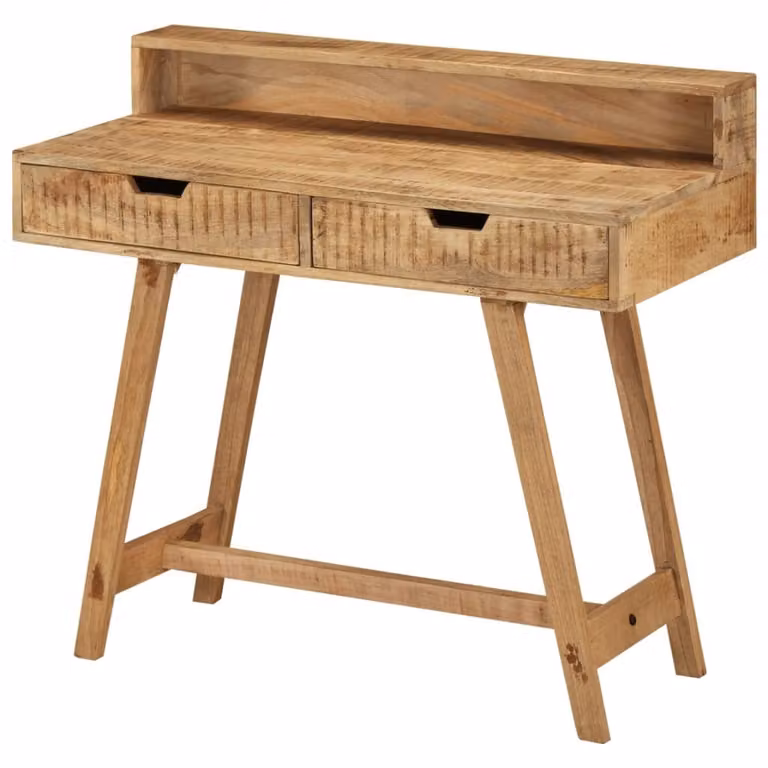 Maison Exclusive - Scrivania 100x45x90 cm in legno massello di mango grezzo