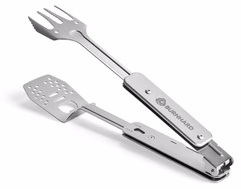 Set di strumenti multifunzione 4-in-1 per barbecue: leggero e pieghevole
