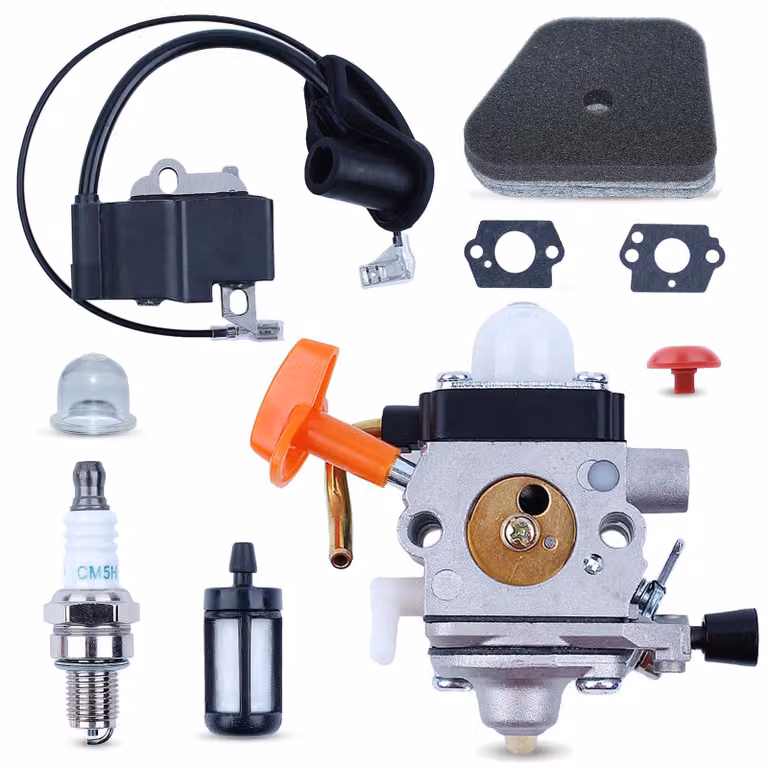 Kit di manutenzione: carburatore e bobina di accensione per decespugliatori Stihl
