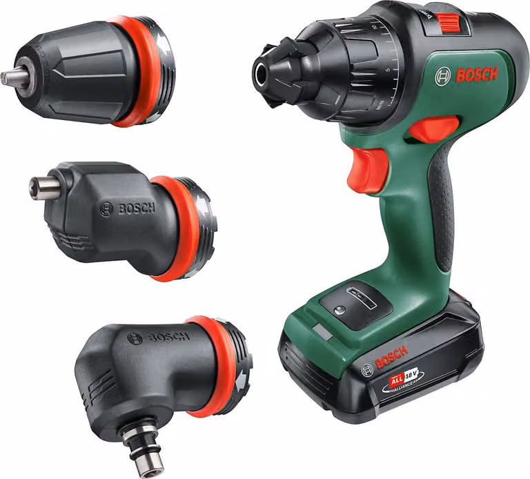 Trapano a percussione a batteria a due velocità AdvancedImpact 18 di Bosch: batteria, caricabatterie, accessori