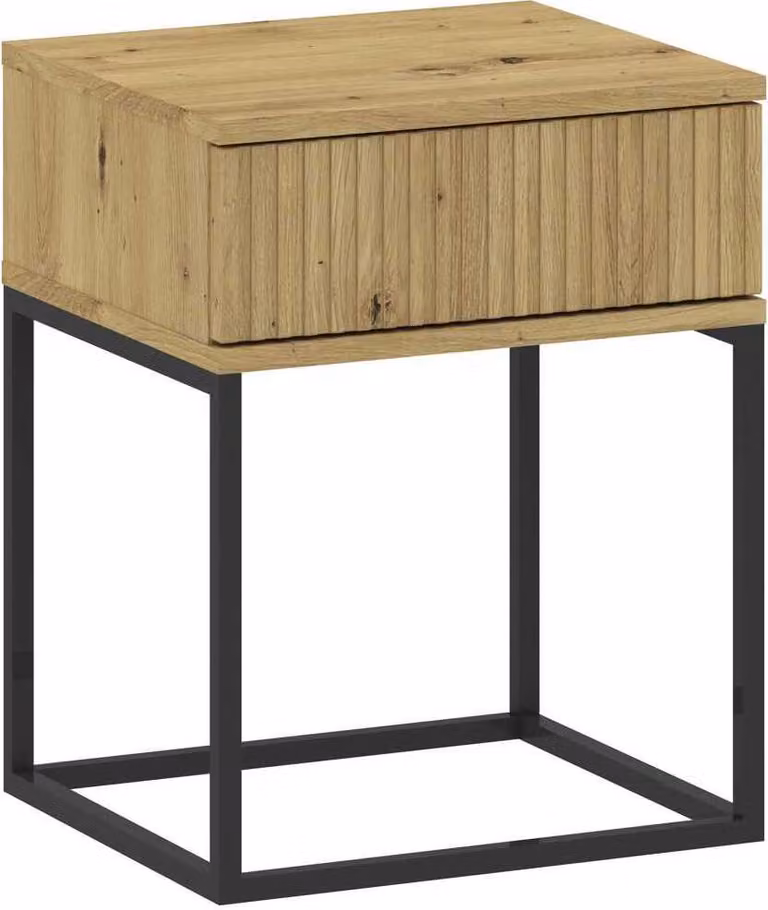 Comodino con cassetto MARETA 1 - rovere artisan