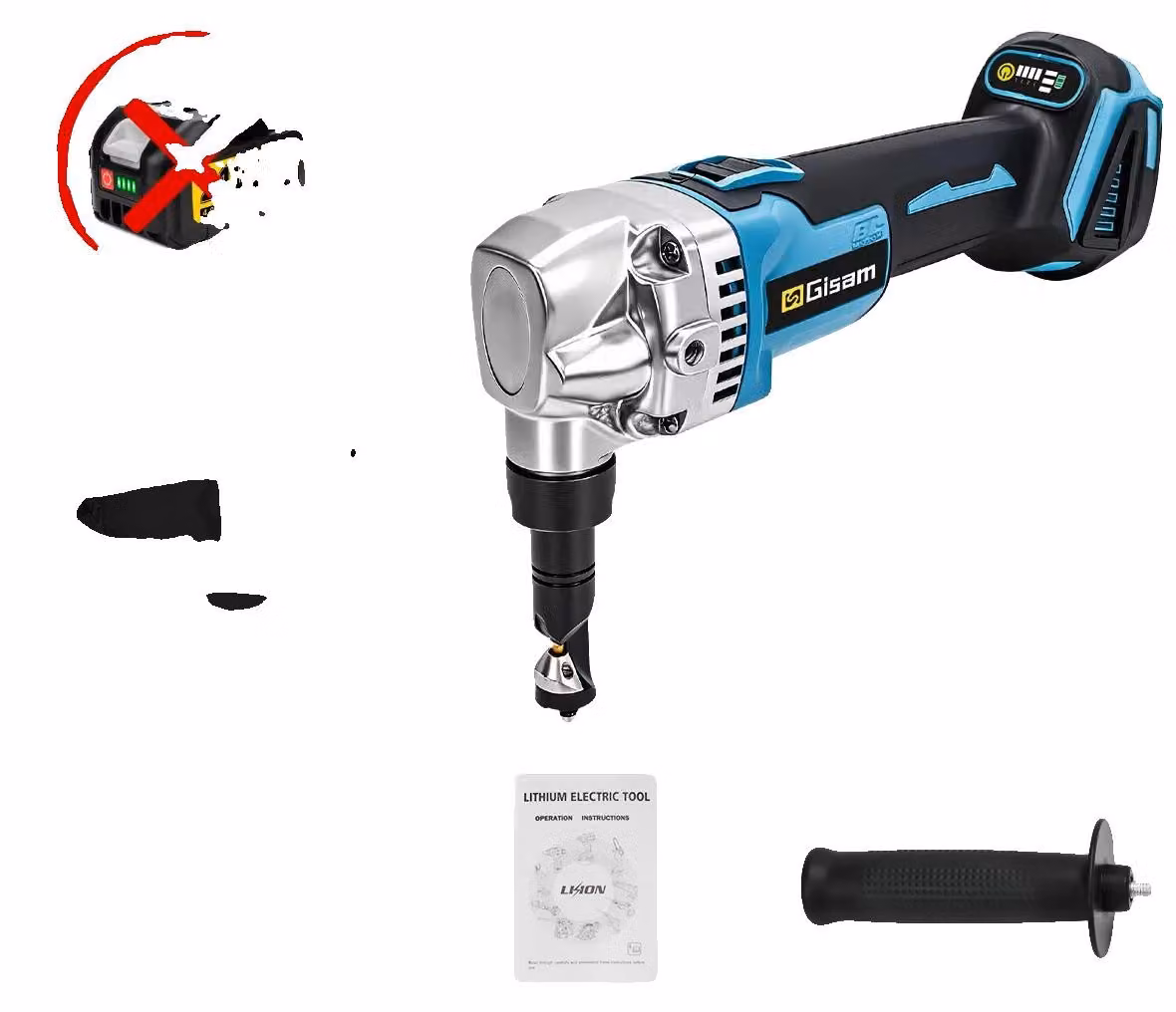 Tagliacarte elettrico, motore senza spazzole, funzionamento a batteria, senza cavo, spina europea da 100V-240V