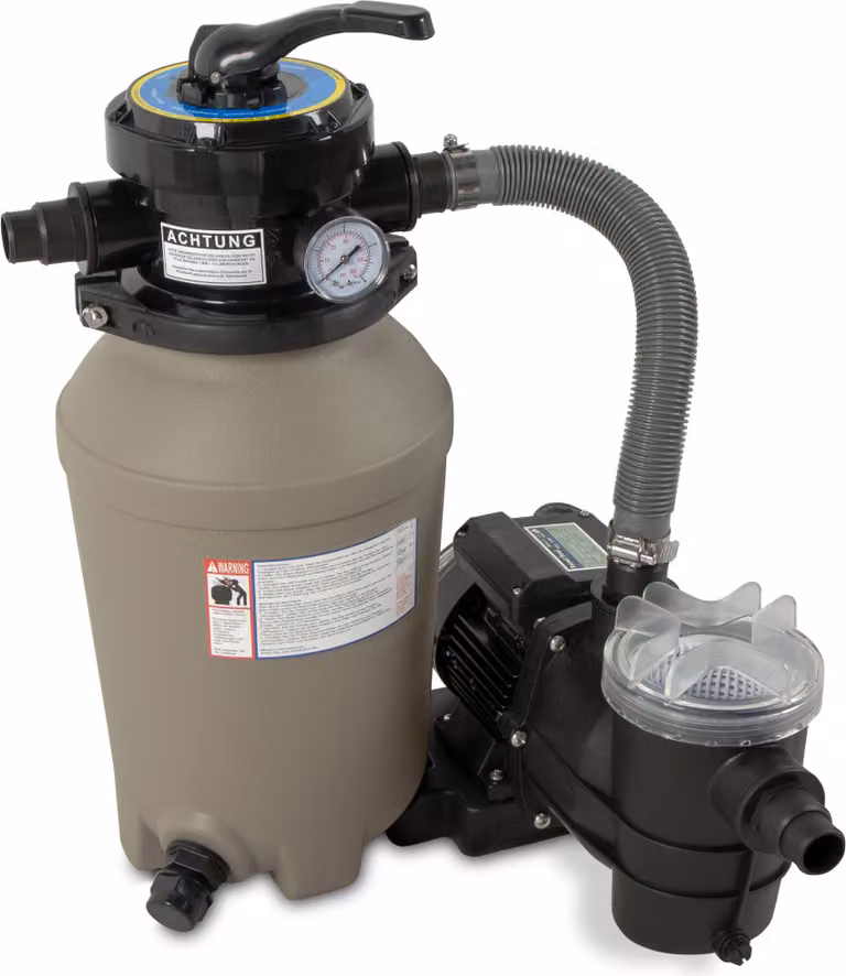 Sistema di filtraggio Trend Top Ø 250 mm | grigio | pompa da 4 m³/h | sfere filtranti da 500 g