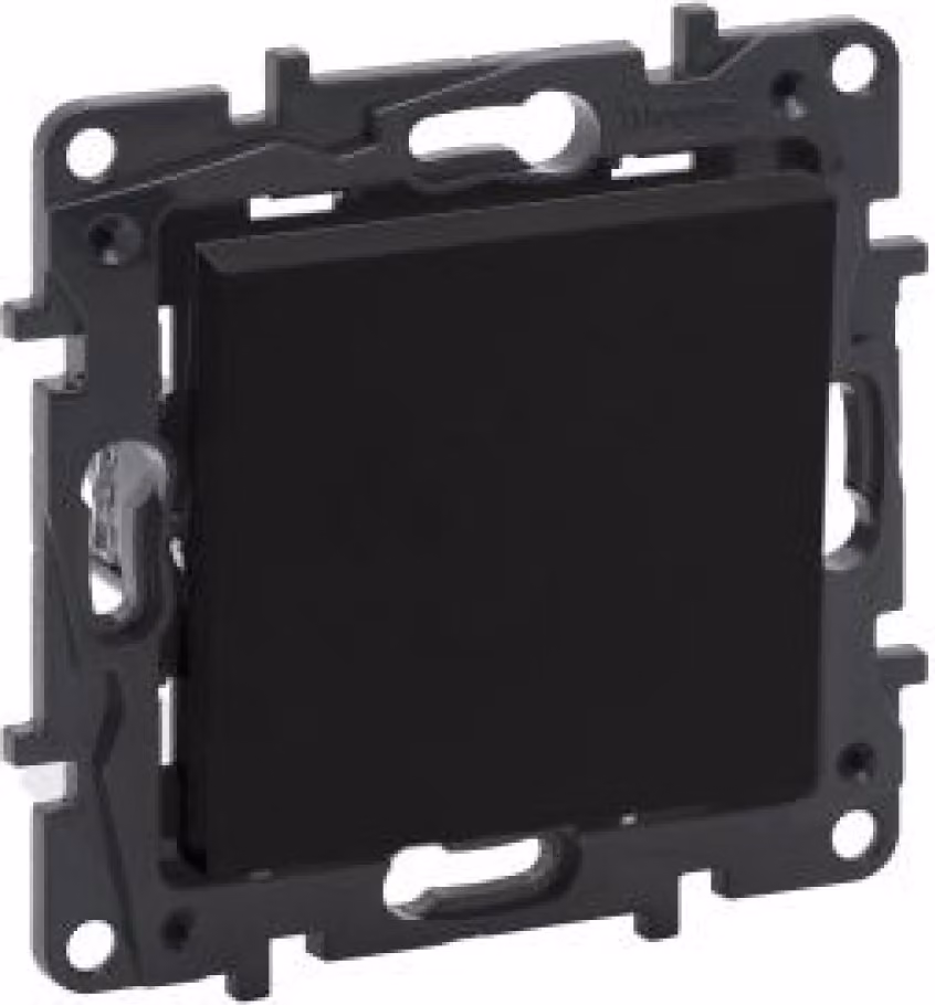 Pulsante campanello pulsante nero Niloe Step