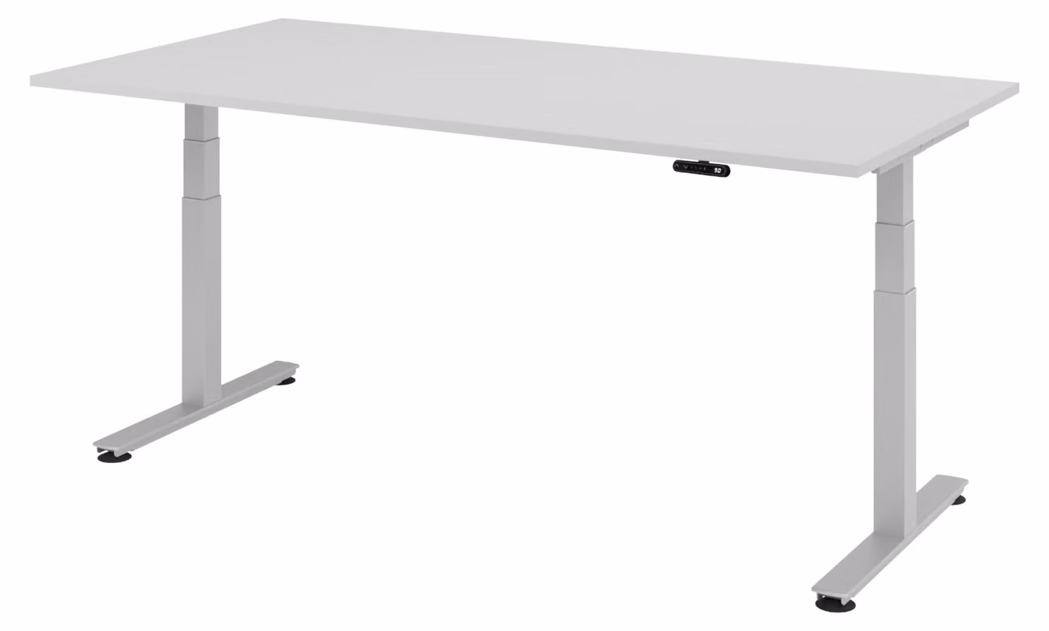 Scrivania elettrica bümö XDSM - Struttura: argento, finitura: grigio, dimensioni: 200 x 100 cm