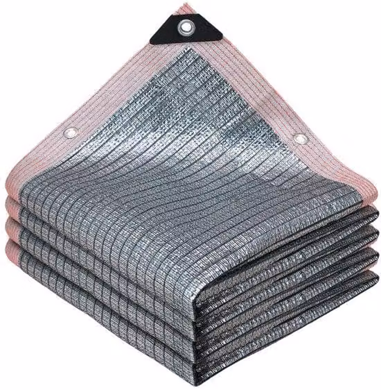 Rete parasole in alluminio, 80% di protezione, dimensioni 4x6 metri – resistente ai raggi UV, facile da installare, ideale per giardino e spazi esterni