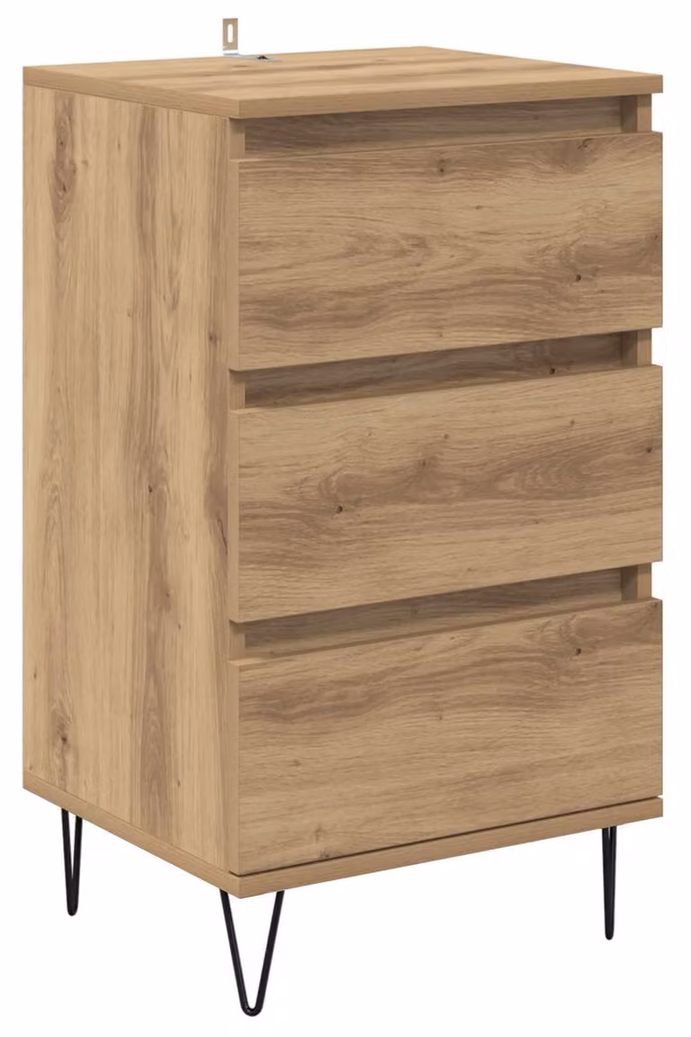 Credenza con cassetto Rovere artigianale 40 x 35 x 70 cm