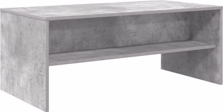 Tavolino da salotto Grigio cemento 100 x 50 x 40 cm