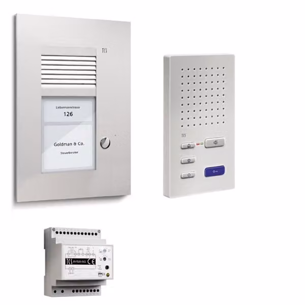 Soluzione vivavoce pacchetto 1 pulsante da incasso - Set di posti esterni 1 telefoni PSU2210-0000