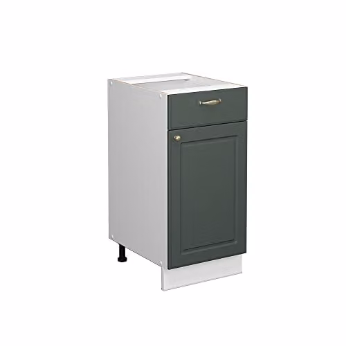 Vicco Mobiletto base per cucina Fame-Line, Verde-oro country, 40 cm