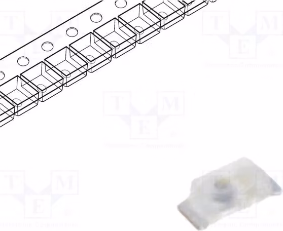 5 LED SMD, angolo di emissione 160°, lunghezza d'onda 8-25 nm, dimensione 0603, colore rosso, dimensioni 1,7x0,8x0,65 mm, intensità luminosa 1,8-7,1 mcd, corrente di funzionamento 2 mA, tipo LS, modello L29K-G1J2-1