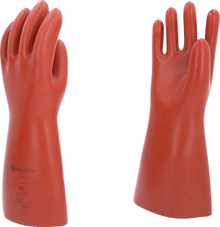 KS TOOLS Guanto di protezione per elettricisti con protezione meccanica taglia 10 classe 1 rosso - 117.0072