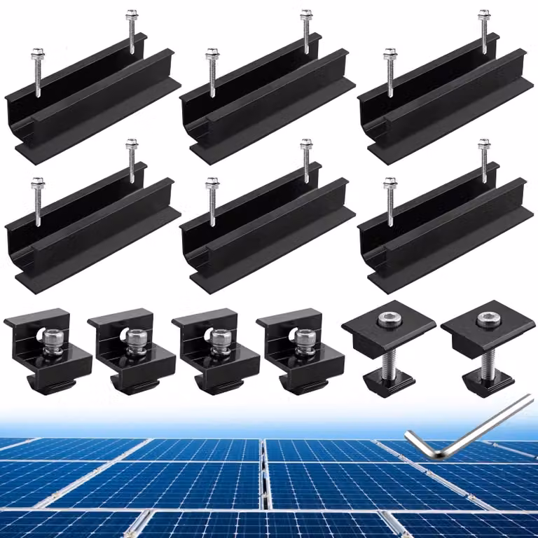 Set di 6 supporti per pannelli solari