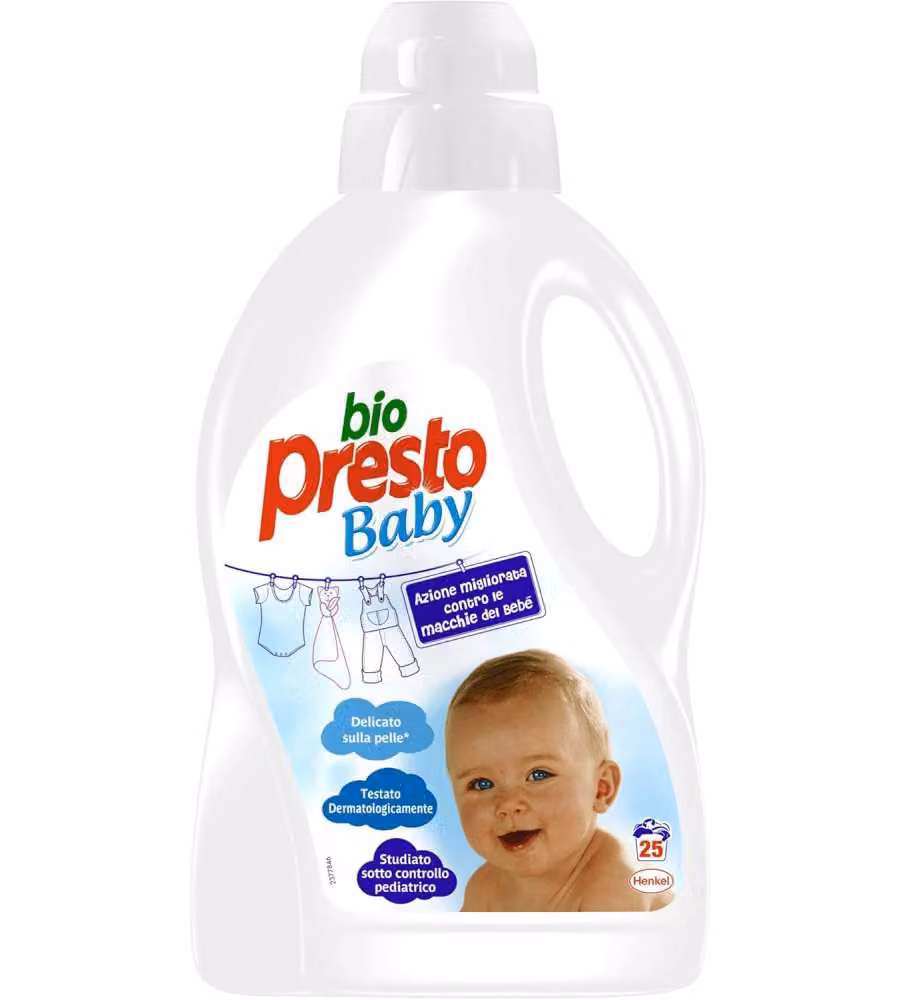 Bio Presto Detersivo Liquido Baby 1,5L - Delicato per Capi Bambini