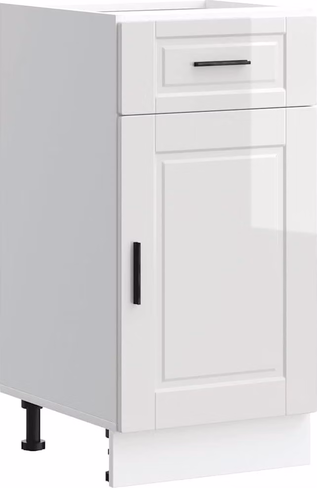 Base da Cucina Porto Bianco Lucido in Legno Multistrato