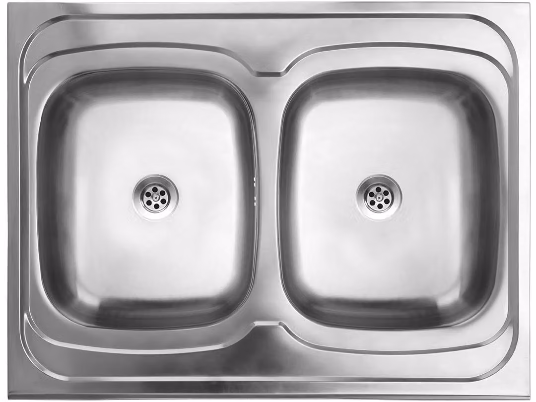 Lavello in acciaio inox Lavello da incasso Lavello da incasso 2 vasche