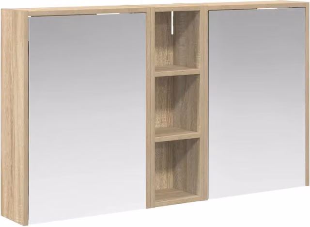 Set di Armadi da Bagno | Armadio da bagno 3 pz 106 x 16 x 62,5 cm