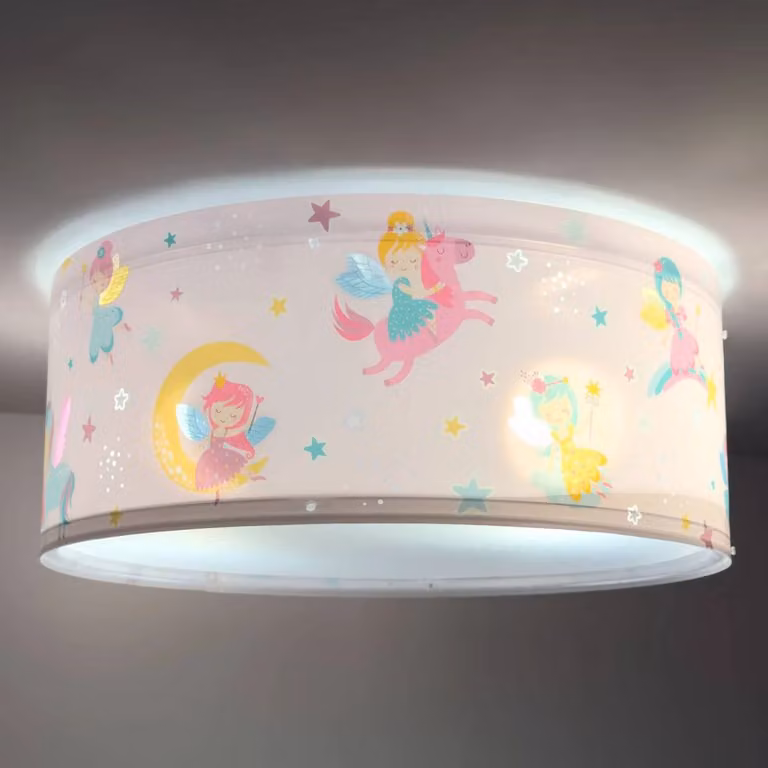 Dalber Plafoniera FAIRY DREAMS, dimmerabile, Multicolore, Cameretta, Plastica, Plafoniera