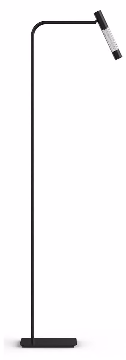 Lampada da terra - nero - Alisio - vetro metallo - lampada di design - LED - 4595ZW - Steinhauer