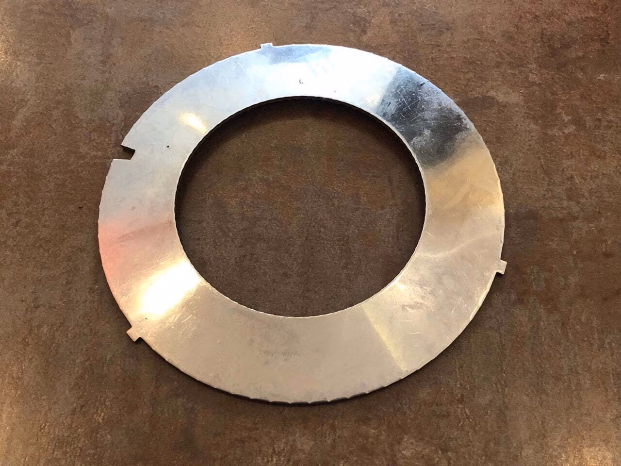 Anello bruciatore 170 / 105 mm inferiore per resistenza a olio 6 kW acciaio cromato