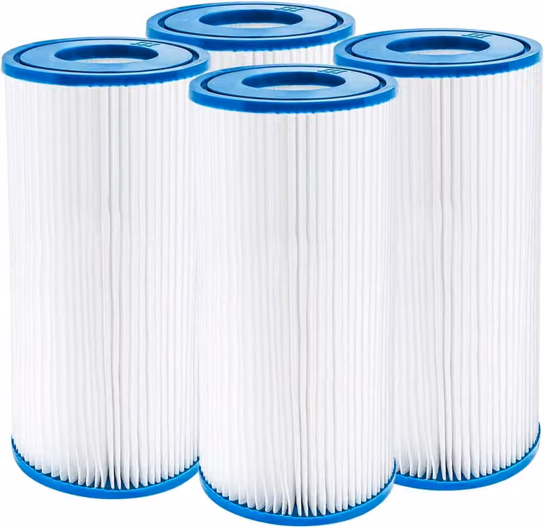 Cartucce filtranti per piscine, tipo A/C, confezione da 4 pezzi, compatibili con diverse pompe filtranti, per la manutenzione della piscina