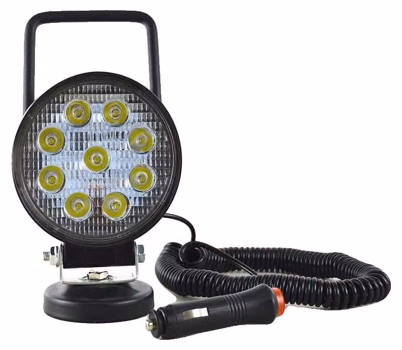 Luce da lavoro, potenza 42 W, doppio angolo di fascio, spot 27 W