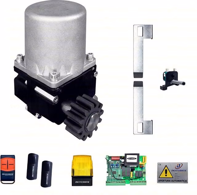 SET PER CANCELLO ELETTRICO SCORREVOLE 230V 220V 300 KG KIT COMPLETO PROFESSIONAL