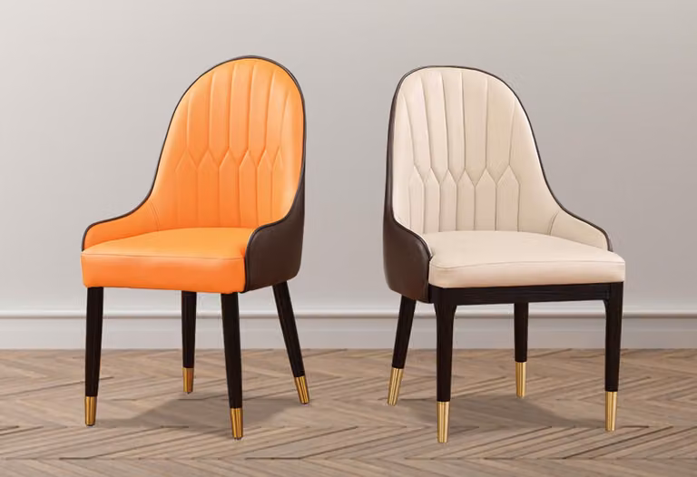 Designer Stuhl Luxus Lehnstuhl Polster Stühle 1x Sessel Wohn Ess Zimmer Textil