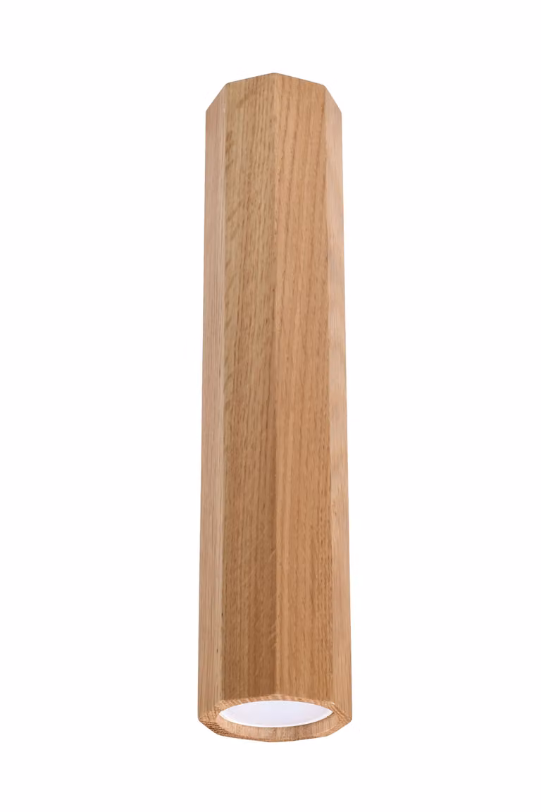 Lampada a soffitto ZEKE 30 rovere 1xGU10 10W legna 30x6x6cm Sollux Lighting