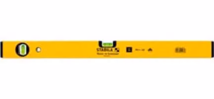 Livella a bolla in lega leggera Stabila 400 mm, 0,5 mm/m, 2 livelle in vetro
