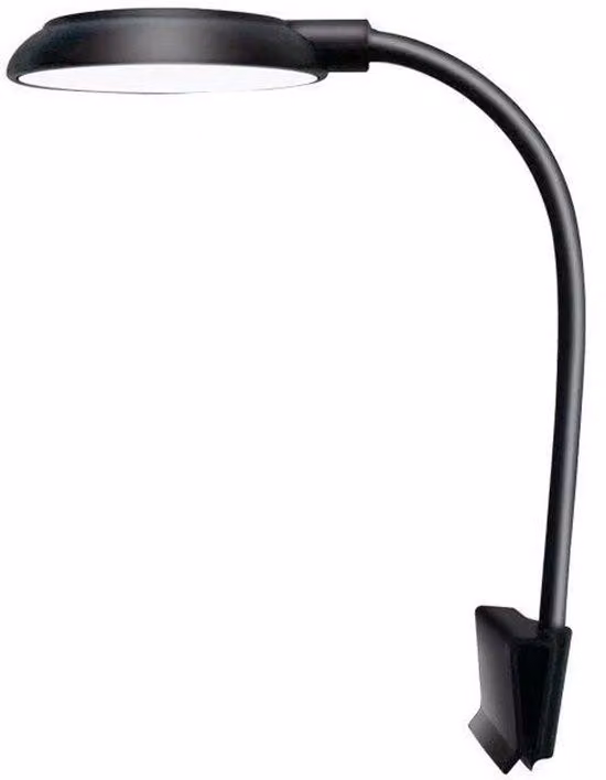 Set di luci per acquario, LED, a risparmio energetico, nero, mini, da scrivania