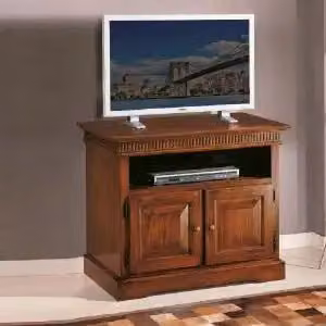 Mobile Porta tv massiccio mod arcadia noce Bassano arte povera