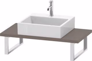 Duravit Console DuraStyle Compact 80-200x48cm, 1 AS, spessore 3cm, bas. ma