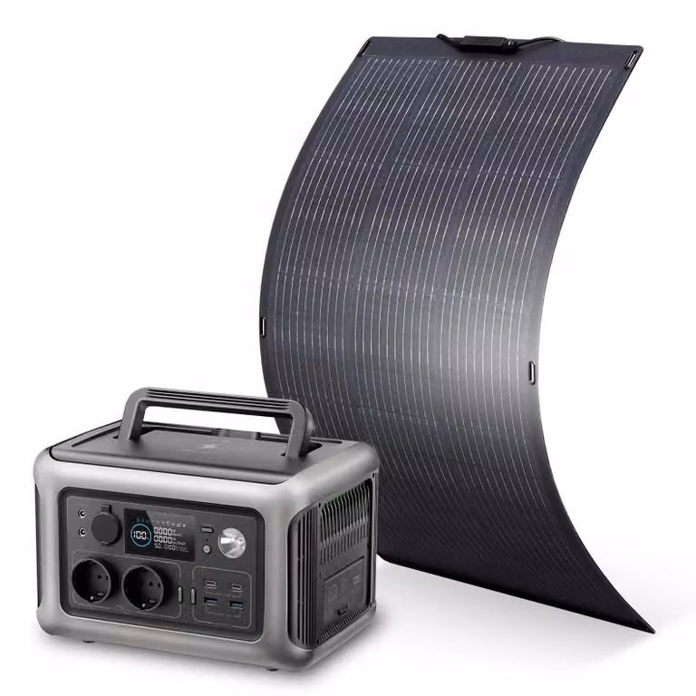 Centralina di alimentazione - Generatore di corrente - Mini-generatore - Portatile - Centrale elettrica - con 100W