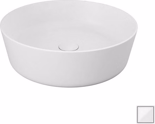 Lavabo da appoggio feeling tondo bianco alpino
