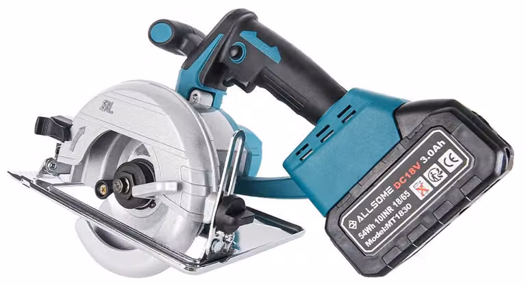 Sega circolare senza fili da 18V, diametro disco da 125 mm (5 pollici) - Motore brushless - Profondità di taglio di 40 mm
