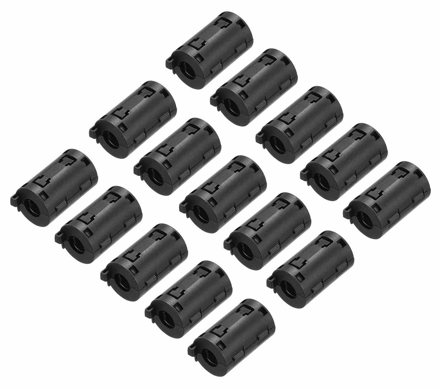 Anello ferromagnetico, clip da 9 mm, confezione da 15 pezzi, per la riduzione delle interferenze elettromagnetiche