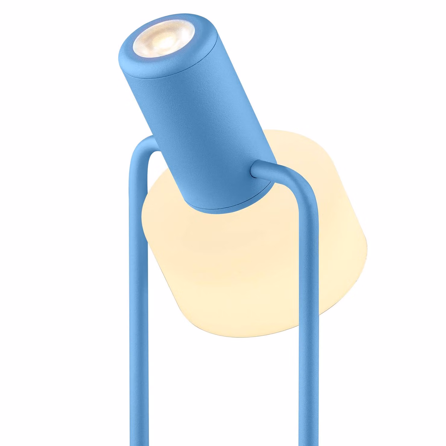 HELL Lampada da tavolo a LED Banji, dimmerabile, Blu, Soggiorno / Sala da pranzo, Metallo, Giovanile, Lampada da tavolo LED