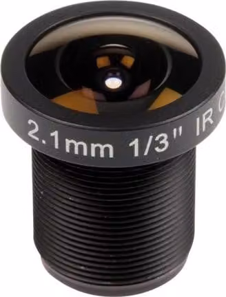 Axis M12 Megapixel - Obiettivo per telecamere di sicurezza - 2,1 mm - f/2.2 (Confezione da 10)