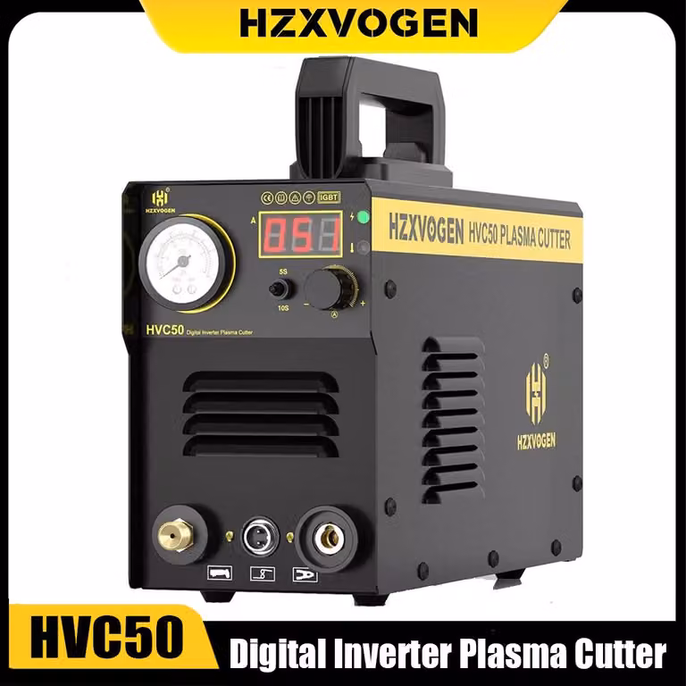 Tagliasaldatrice al plasma HVC50 - Potenza: 50 Ampere - 220 Volt - Compatto - Ideale per il taglio di metalli
