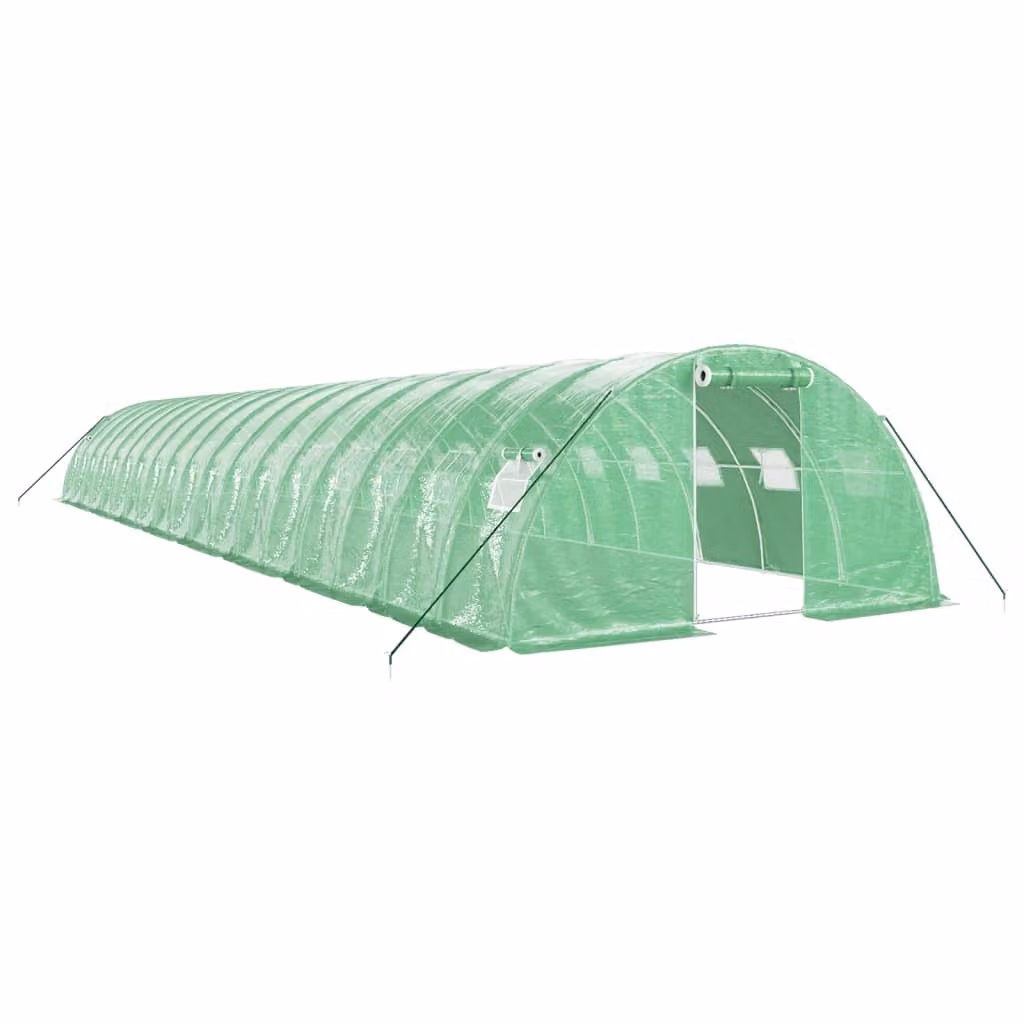 Serra con Telaio in Acciaio Verde 72 m² 18x4x2 m