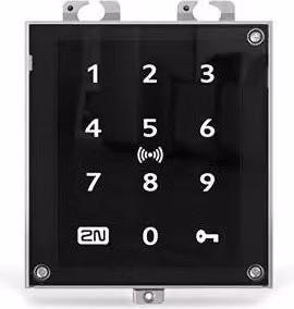 2N 9160347 Access Unit 2.0 Lettore Controllo Accessi con Touch Keypad, Bluetooth, RFID, NFC e PoE, Grado di Protezione IP54, Colore Nero – 1
