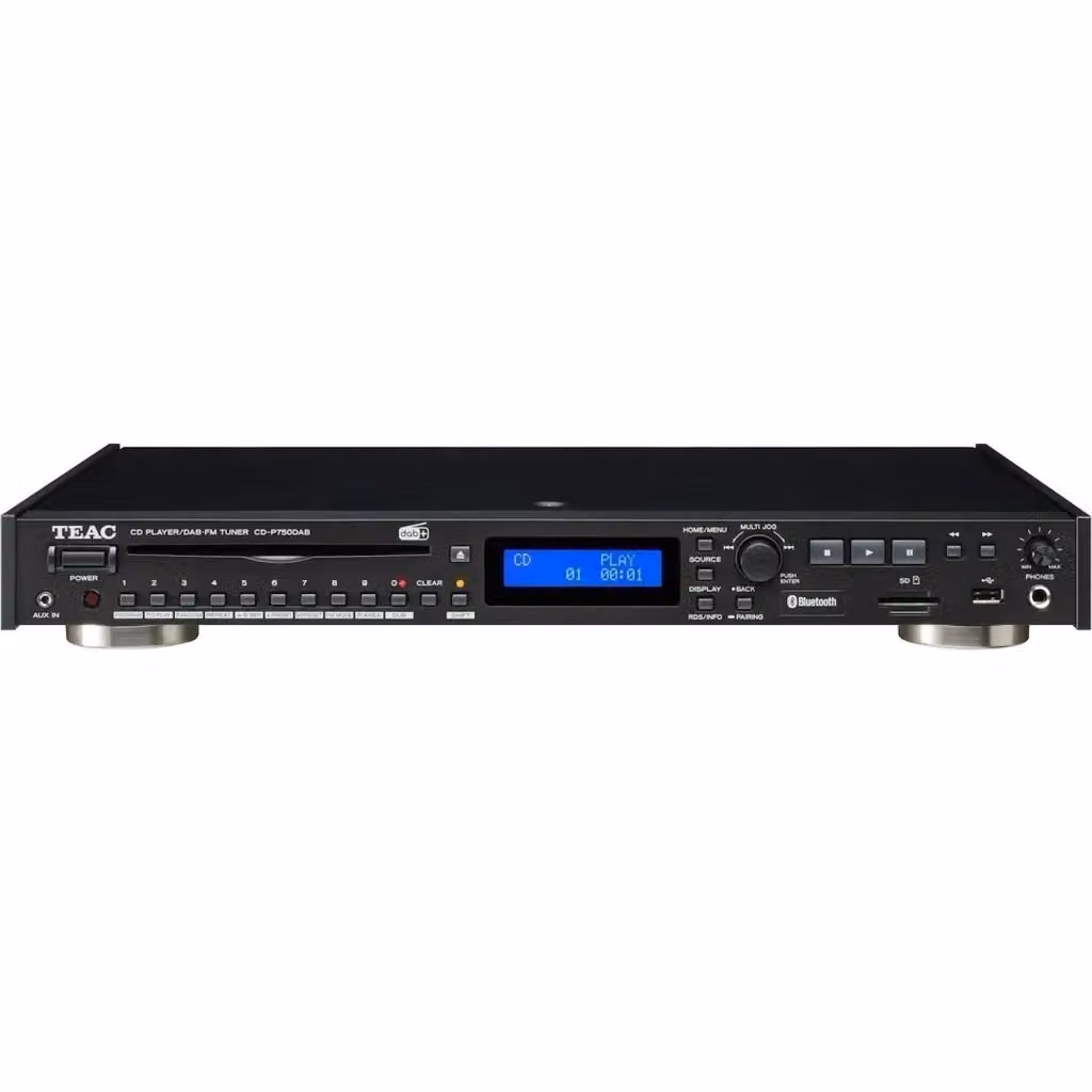 Lettore CD Hi-Fi Teac CD-P750DAB con Radio DAB, Bluetooth e USB, Nero – 2