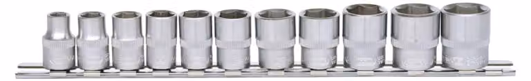 KS TOOLS 3/8' Serie di bussole esagonali, 11 pz, 8-19mm ( 911.0608 )
