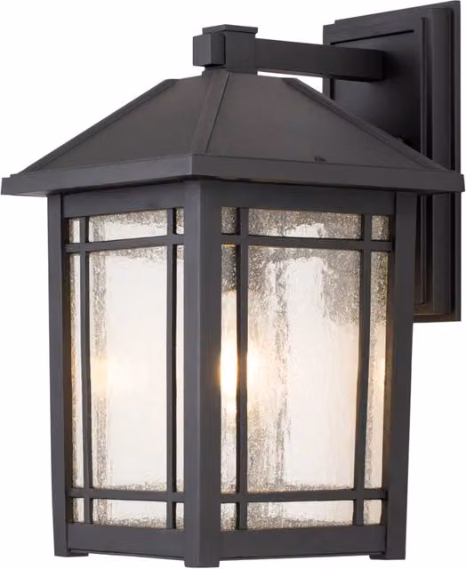 Applique esterna nera IP44 E27 60W Cedar Point Quoizel