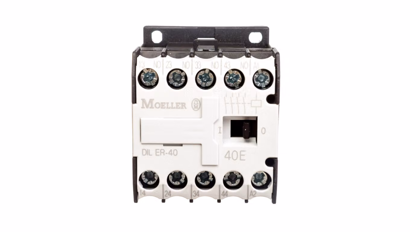 Contattore ausiliario 10A 4Z 0R 24V AC DILER-40(24V50/60HZ) 021924