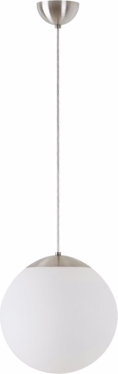 OSMONT ISI70803 ISIS S2 PM-M Apparecchio a sospensione in plastica acciaio inox spazzolato / bianco IP40 4000 K 20W LED