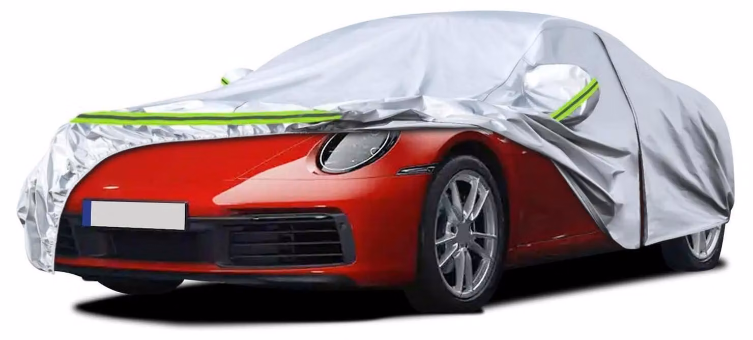 Copertura impermeabile per auto, compatibile con modelli Porsche 911 serie 991, 992, 996, 997, dal 1998 al 2025, colore argento