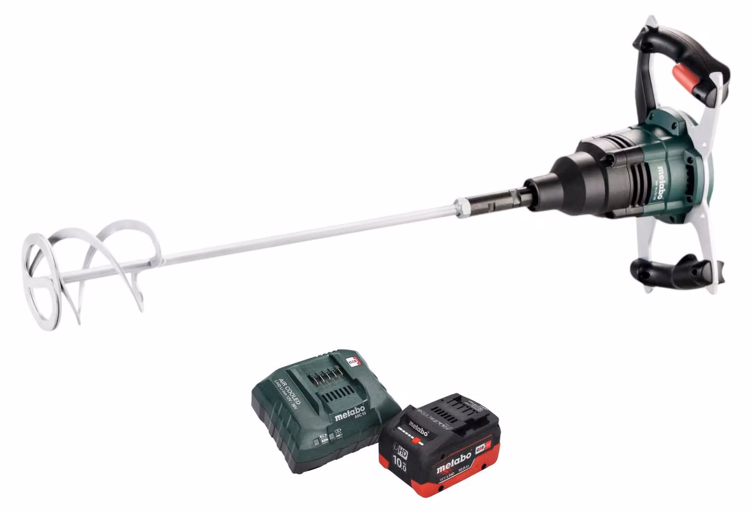 Metabo RW 18 LTX 120 Agitatore a batteria 18 V 40 l capacità di miscelazione 1x batteria LiHD 10,0 Ah + caricatore